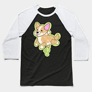 Balloon cute corgi Baseball T-Shirt